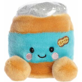 Aurora® Adorable Palm Pals™ Petey Peanut Butter™ Stuffed Animal - Fun Collectible Plush for Kids and Adult Collectors - Perfect for Decorating Rooms and Birthday Gifts - Brown 4.5 Inches