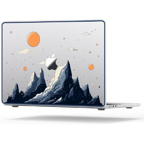 Imaginative Patterns Hard Shell Case Cover for MacBook Air M2 13 inch, Clear, Sunrise