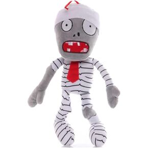 JHESAO 10" Plants and Zombies Mummy Plush Zombie Toys - Soft Stuffed Doll - New