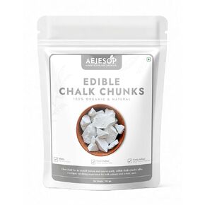 AEJESOP SEVRYKOVA Edible Chalk Chunks, NaturalEdible Clay,100g