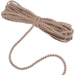 PH PandaHall 10.9 Yards Braided Burlap Ribbon Upholstery Trim 0.3" Jute Lace Ribbon Jute Burlap Braided Hat Trimmings for Costume Hat Shoes Chair Wine Bottles Gift Wrapping Home Decor