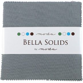 Bella Solids Steel Charm Pack 42 Squares 5" Moda Fabrics 9900PP 184 by Moda Fabrics