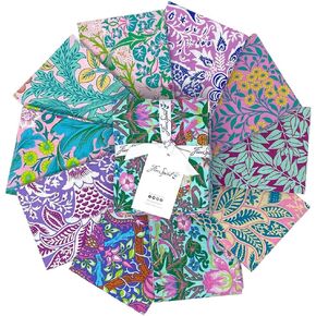 Kaffe Fassett x The Original Morris & Co. Blush 10 Fat Quarters FreeSpirit Fabrics