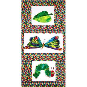The Very Hungry Caterpillar Transformation Panel, Fabric by the Yard