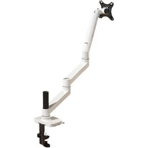 Monitor Desktop Stand Long arm Rack Wide Screen Fish Screen Computer Lifting and Hovering 17-38 inch Stand(White)