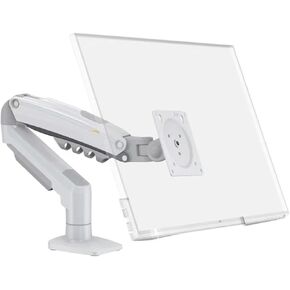 F80 Computer Monitor Stand arm Screen Punch-Free Desktop liftable Universal Rotating Bracket Base(White)