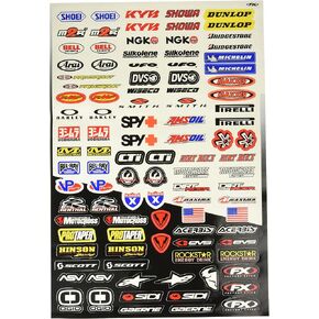 Factory Effex 59-1068014 Micro Sponsor Sticker KIT