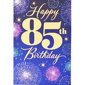Greeting Card Happy 85th Birthday 85 Years is Really Something Special