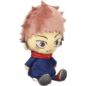 otaku Bandai Jujutsu Kaisen Chibi Plush - Itadori Yuji with a Thank You Sticker