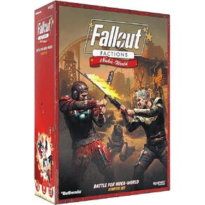 Modiphius Entertainment: Fallout: Factions - Battle for Nuka-World Starter Set - Tabletop Miniatures Skirmish Game, Licensed War Game, 20 Miniatures