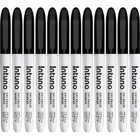 Dry Erase Markers, 108 Count Black, Fine tip, Low-Odor, Perfect for Office, Teaching, Meeting, Presentation, Classroom, Home