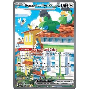 Pokemon Squawkabilly ex 264/193 Special Illustration Rare Paldea Evolved