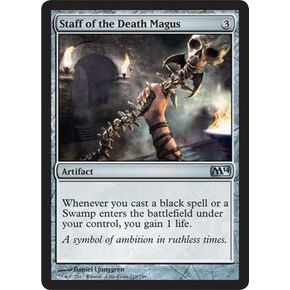 Magic The Gathering - Staff of The Death Magus (219/249) - Magic 2014