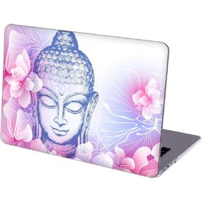 Compatible with MacBook Air 13 inch Retina Display with Touch ID, Hard Protective Shell with Keyboard Cover (M1 A2337 A2179 A1932, 2018 2019 2020 Release) - Buddha - MC9324