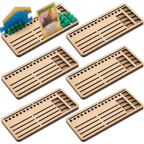 6 Pcs Game Piece Holders Compatible with Catan Board Game Card Tray Organizer
