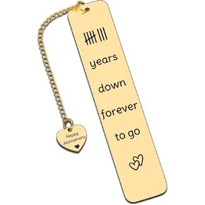 Bronze Bookmark for 8th Anniversary, 8 Year Wedding Anniversary Gifts for Him Her, 8th Bronze Anniversarys Wedding Gifts for Husband Wife, Regalos De Aniversario, 8th Anniversarys Gift for Couple