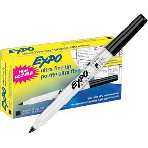 EXPO Low-Odor Dry Erase Markers, Fine Point
