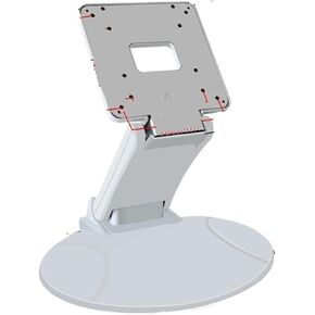 Computer Monitor Stand Folding Base Desktop Hand-Painted Screen Base Shelf Lifting and Heightening(Whit)