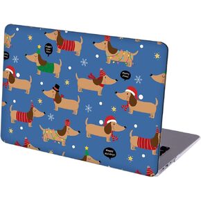Compatible with MacBook Pro 14 inch, Hard Shell Case with Keyboard Cover and Screen Protector (A2442 M1 / A2779 M2 / A2918 A2992 M3 Pro Max, 2021-2024 Release), Dachshunds, MD3214