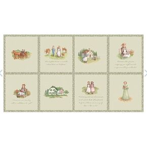 Riley Blake Fabric Collection of Ann of Green Gables, Perfect for Quilting, Apparel, DIY Crafting, and Home Decor. (24" X 43" Panel)