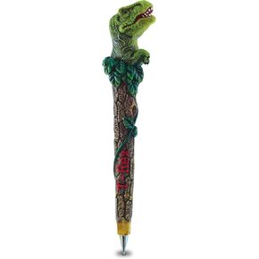 Planet Pens Tyrannosaurus Rex Novelty Pen - Cute Funny Pens for Kids, Teens and Adults, Fun Cool Ball Point Pen for School Writing and Unique Office Supplies, Dino Pen Gift for Men and Women - 6 Inch