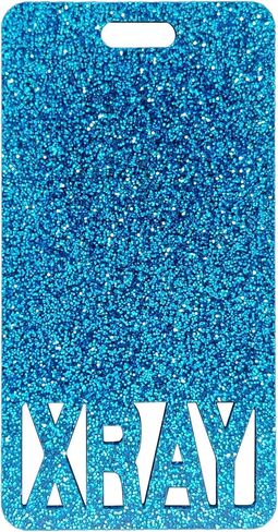 X-RAY Badge Buddy - Glitter ID Card Holder for Nurses - Nursing Accessories and Gifts (Silver, Square) in Saudi Arabia
