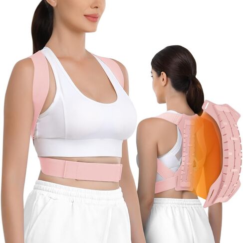 Posture Corrector for Men and Women, Fully Adjustable Back Straightener for Mid, Upper Spine Support, Posture Corrector for Hunchback,Neck, Shoulder, Clavicle and Back Pain Relief in Saudi Arabia