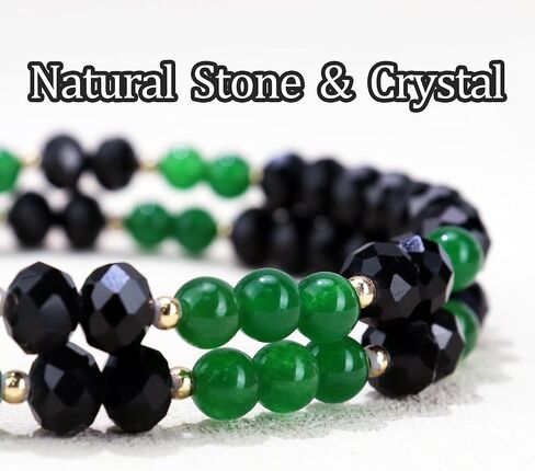 Yiflin Natural Stone Crystal Lanyard with ID Badges for Keys, Retractable Teacher Neck Strap with PU Card Holder, Handicrafts for Women (Light Amethyst) in Kuwait