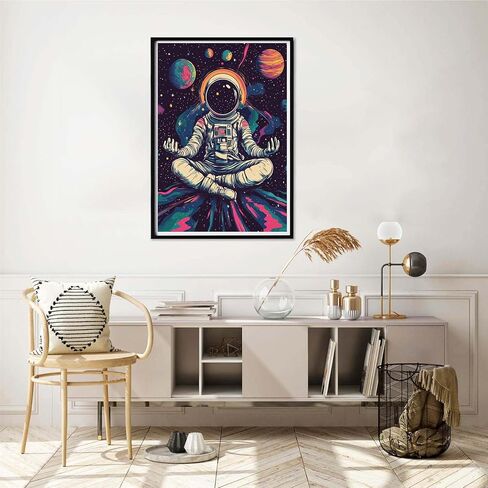 Yomiie 5D Astronaut Diamond Painting Kits for Adults, Paint with Diamonds Art Planet Universe DIY Full Round Drill Kits, Embroidery Rhinestone Diamond Crystal Craft Canvas Home Wall Decor 30x40 cm in Saudi Arabia