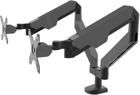 Monitor Stand Dual-Screen Desktop Computer Lifting and Heightening Shelf Desktop Punch-Free Universal Hanger in Saudi Arabia