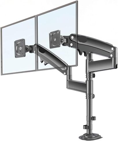 H180 Monitor Stand Dual-Screen Desktop Punch-Free Lift Rotating Telescopic Upper and Lower Stacking Screen Stand arm in Saudi Arabia