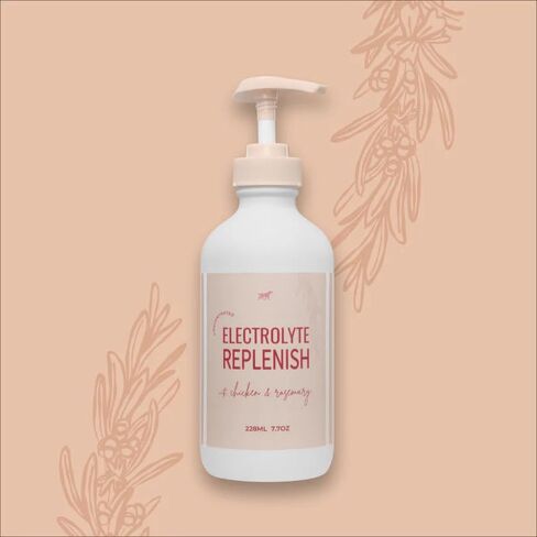 electrolete تجديد زجاجة زجاجية 7.7 أوقية مع مضخة | BOSTER BOSTER Booster | استعادة التوازن وتعزيز الاسترداد | صنع في الولايات المتحدة in Kuwait