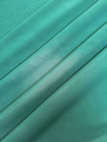 Stretch Crepe Fabric - Versatile Polyester Cloth by The Yard with 2-Way Stretch - Ideal for Dresses, Gowns, Pants, Drapes, and Backdrops - 1 Yard (Black) in Saudi Arabia