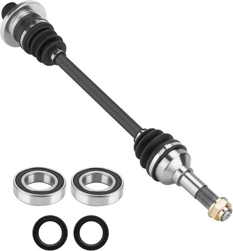 2PCS Rear Left Right CV Axle Drive Shaft for Yamaha Rhino 450 660 YXR45F YXR66F, Rhino 660 Exploring Special Edition 2006 2007 5UG-F530U-20-00 5UG-F530W-02-00 Replacement in Saudi Arabia
