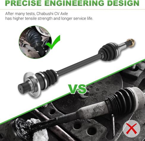 2PCS Rear Left Right CV Axle Drive Shaft for Yamaha Rhino 450 660 YXR45F YXR66F, Rhino 660 Exploring Special Edition 2006 2007 5UG-F530U-20-00 5UG-F530W-02-00 Replacement in Saudi Arabia