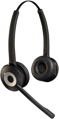 Jabra Pro Duo MS 930 Wireless On-Ear Headset (Model: 930-69-503-105) - Black (Renewed) in Saudi Arabia