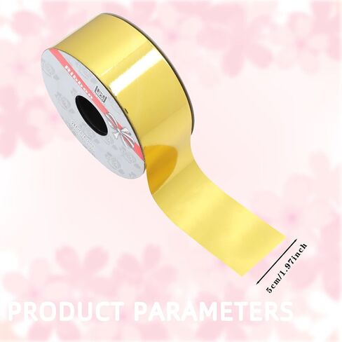 Shiny Waterproof Ribbon,Curling Ribbon for Gifts Package Wrapping,Crafting. (Green, 2inch x 100yards) in Saudi Arabia