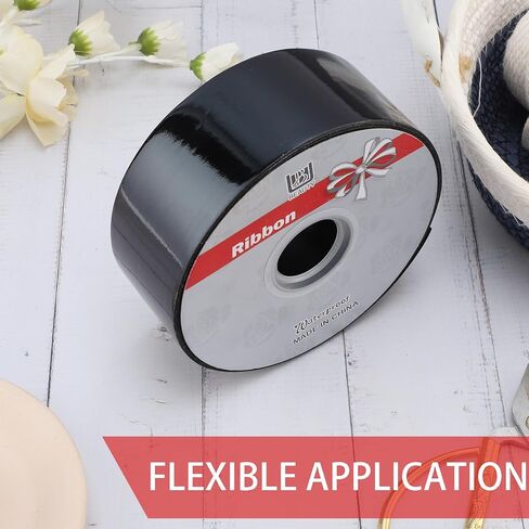 شريط مضاد للماء لامع ، شريط تجعيد للهدايا الغلاف ، صياغة. (أخضر ، 2 بوصة × 100 ياردة) in Kuwait