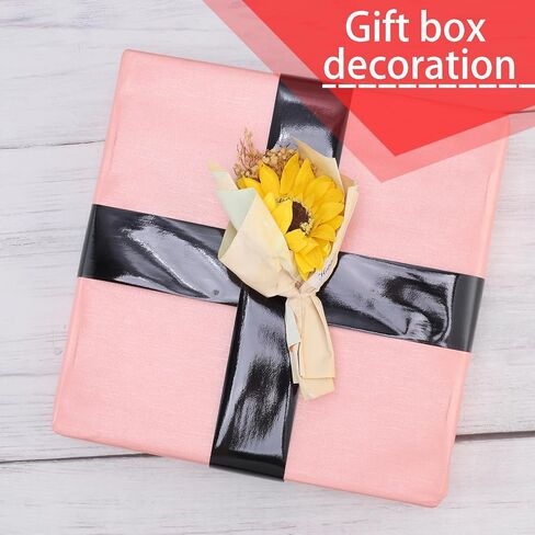 شريط مضاد للماء لامع ، شريط تجعيد للهدايا الغلاف ، صياغة. (أخضر ، 2 بوصة × 100 ياردة) in Kuwait