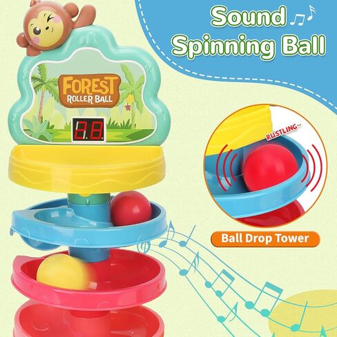Toddler Montessori Toys for 1 Year Old | 3 in 1 Hammer Pound Ball Toy & Shoot Balls with Scoring Game & Ball Drop Game Learning Toys for Toddlers 1-3 Year Old Girl Boy Birthday Gift Ages 1 2 3 in Saudi Arabia