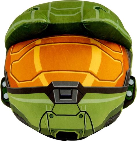 Club Mocchi Mocchi -Halo Plush - Master Chief Helmet Plushie - شخصيات قابلة للتحصيل - ثقافة البوب الوعرة الوعرة ولعب ألعاب الفيديو - 15 بوصة in Kuwait