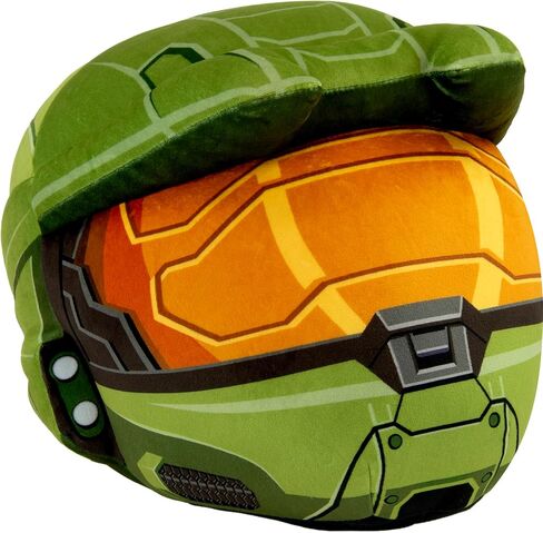 Club Mocchi Mocchi -Halo Plush - Master Chief Helmet Plushie - شخصيات قابلة للتحصيل - ثقافة البوب الوعرة الوعرة ولعب ألعاب الفيديو - 15 بوصة in Kuwait