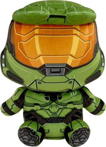 Club Mocchi Mocchi -Halo Plush - Master Chief Helmet Plushie - شخصيات قابلة للتحصيل - ثقافة البوب الوعرة الوعرة ولعب ألعاب الفيديو - 15 بوصة in Kuwait