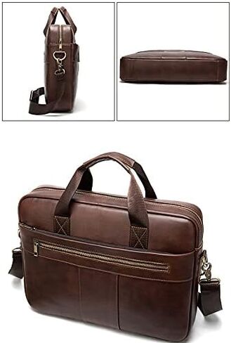 Handbag Men Shoulder Hand Bag Laptop for Document Business Briefcase Male Work Office Handbag in Kuwait