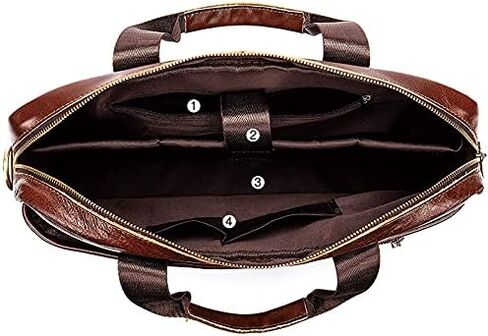 Handbag Men Shoulder Hand Bag Laptop for Document Business Briefcase Male Work Office Handbag in Kuwait