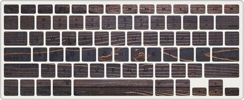 سلسلة Ivy Wood Series Set Folio Hard Case لـ MacBook Air 13 مع M1 (2020 ، النماذج: A2337 / A2179) مع غطاء لوحة المفاتيح - و in Kuwait