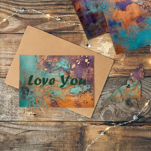 Rust Textures Scrapbook Paper, 24 Sheets Vintage Cardstock Single-Side Pattern 6 Inch Decorative Paper Pad for Junk Journals, Scrapbooking, Collage Art, Paper Crafts - 12 Designs (Pattern 1) in Saudi Arabia