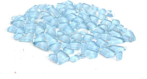 Milltown Merchants Baby Pink Smooth Mosaic Pieces, 3 Pound (48 oz) Bulk Mosaic Tiles (1200-1350 Mosaic Tiles) in Saudi Arabia