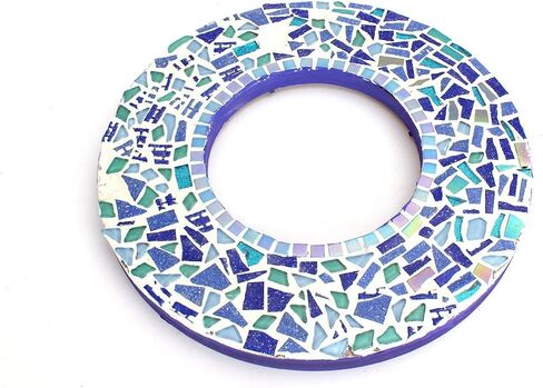 Milltown Merchants Baby Pink Smooth Mosaic Pieces, 3 Pound (48 oz) Bulk Mosaic Tiles (1200-1350 Mosaic Tiles) in Saudi Arabia