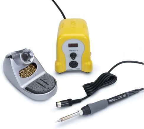 Hakko FX888DX-010BY - محطة لحام رقمية مع جهاز تشفير دوار (مبيت أزرق/أصفر) in Kuwait